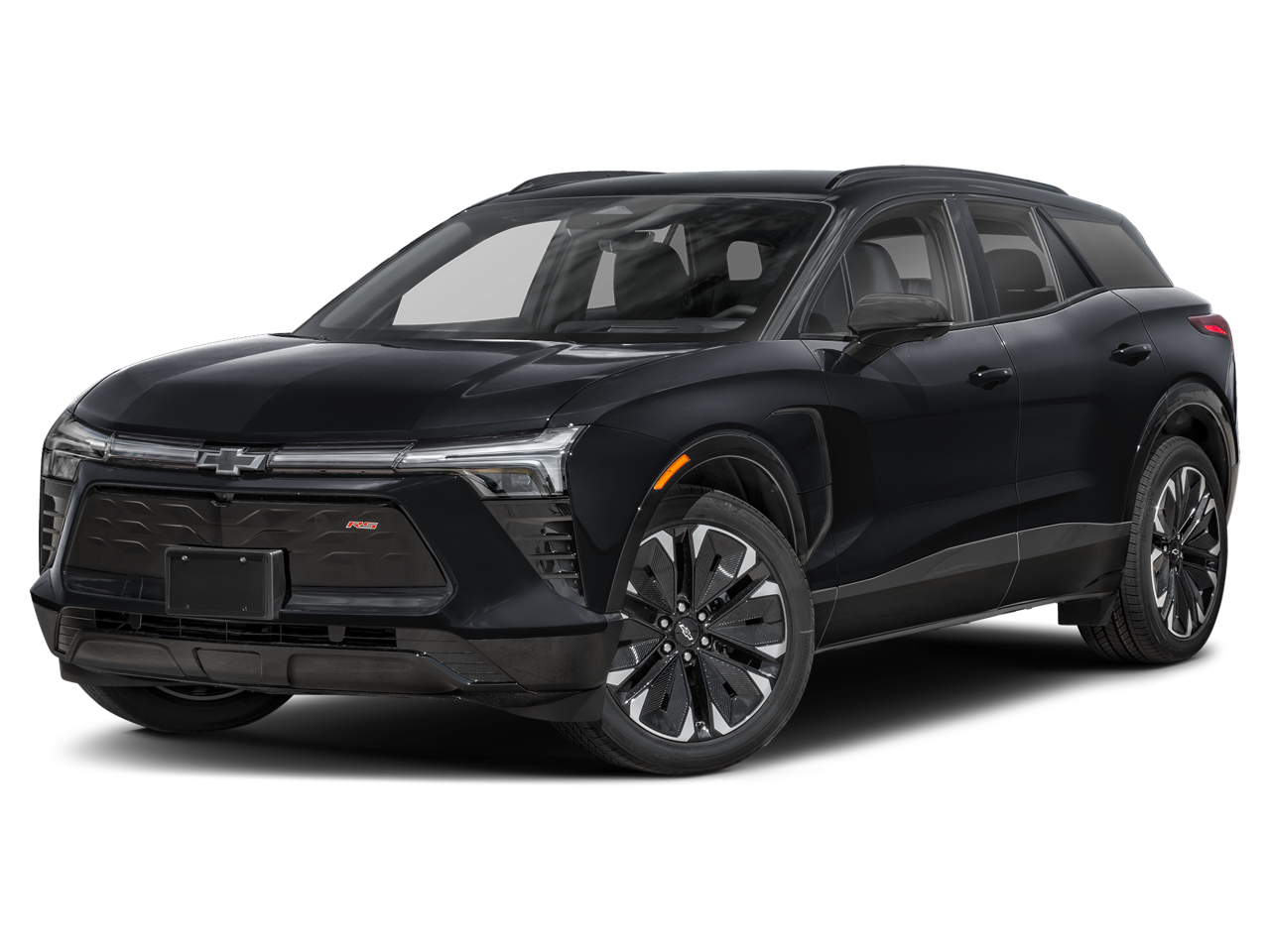 2024 Chevrolet Blazer EV RS in Sterling Gray Metallic — front three-quarter view