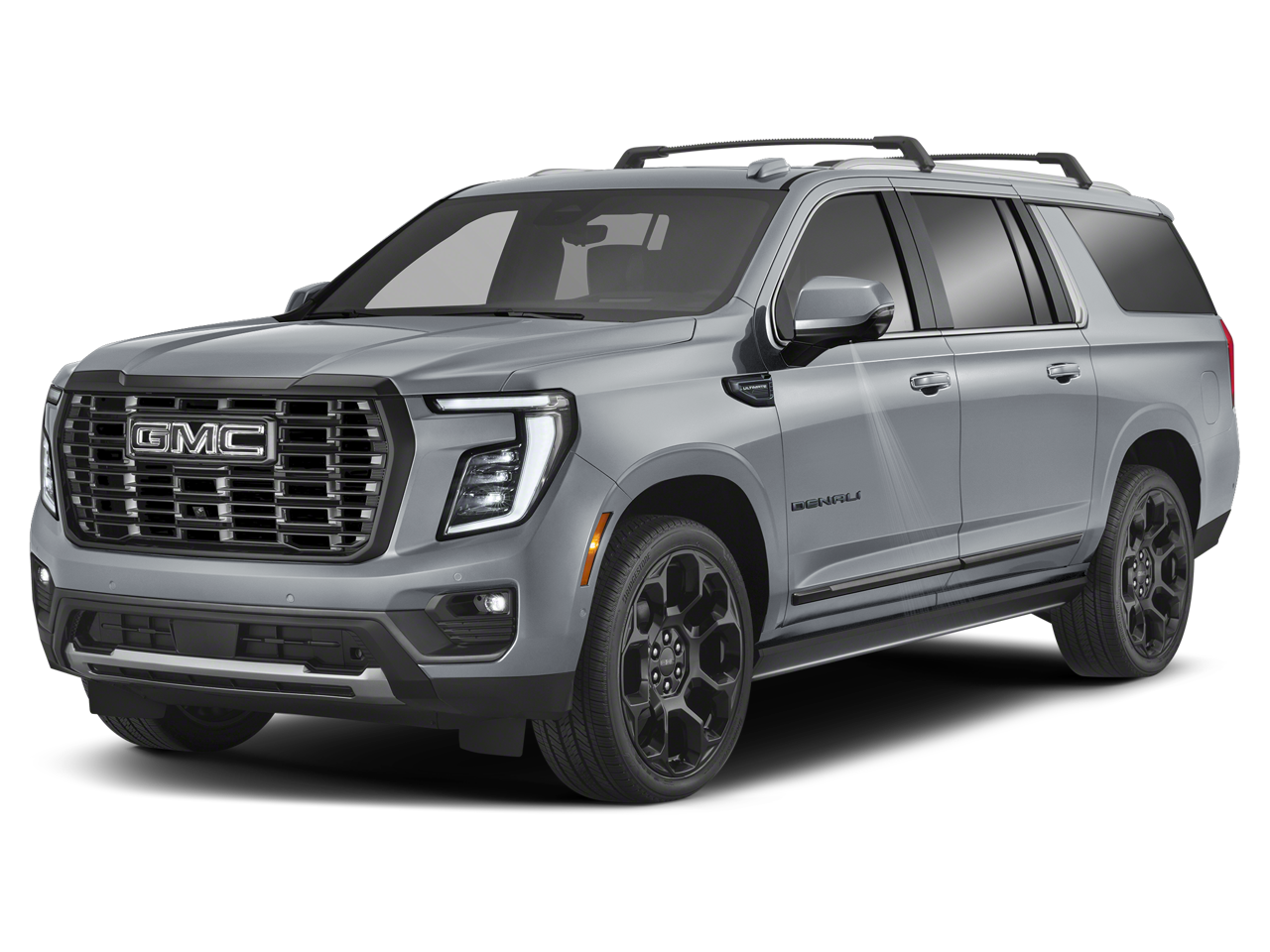 2025 GMC Yukon XL AT4 in Summit White — front three-quarter view