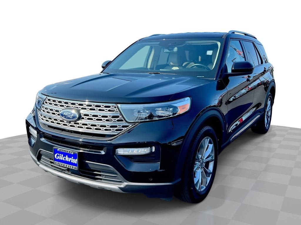 2023 Ford Explorer Limited in Ro3 — front three-quarter view