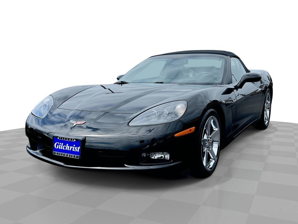 2007 Chevrolet Corvette NA in Black — front three-quarter view