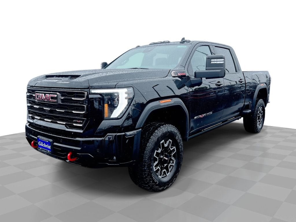 2026 GMC Sierra 2500 HD AT4X in Onyx Black — front three-quarter view