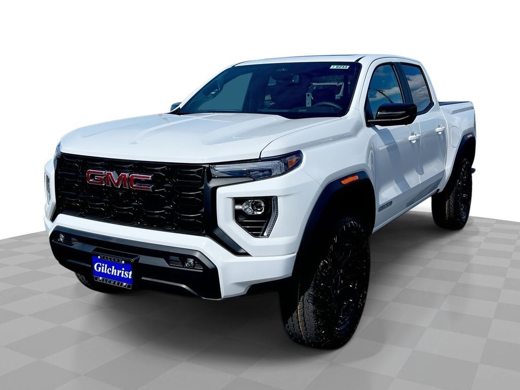 2026 GMC Canyon Elevation in Summit White — front three-quarter view
