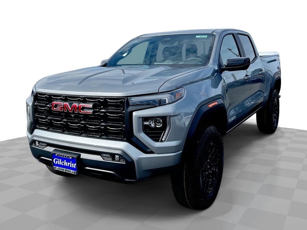 2026 GMC Canyon Elevation in Sterling Metallic — front three-quarter view