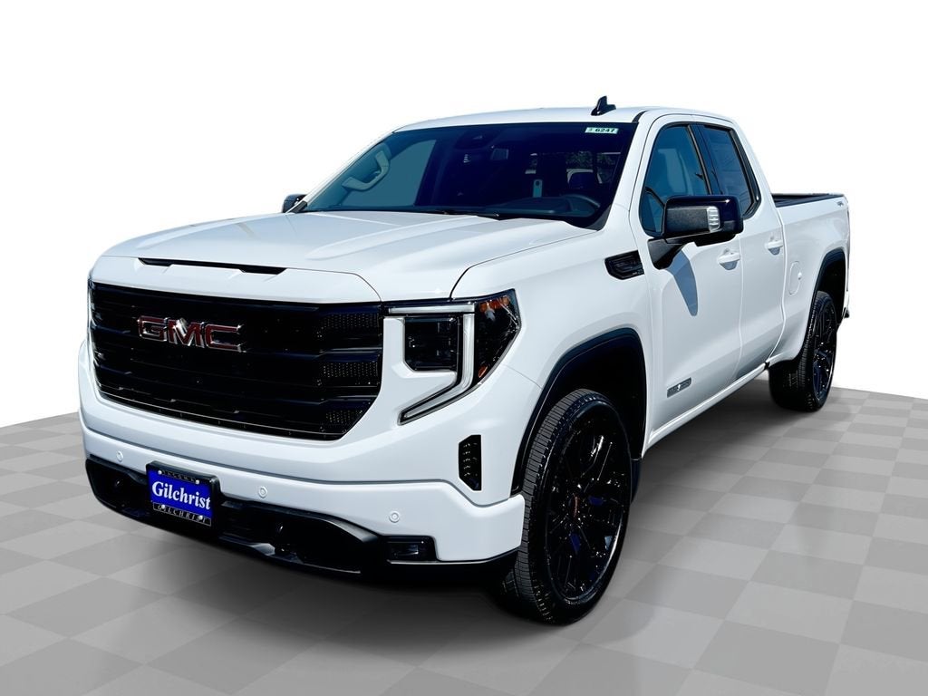 2026 GMC Sierra 1500 Elevation in Summit White — front three-quarter view