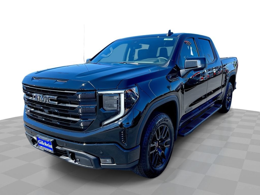 2026 GMC Sierra 1500 Elevation in Onyx Black — front three-quarter view