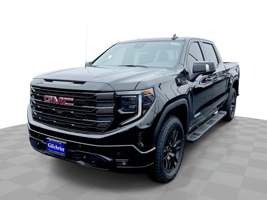 2026 GMC Sierra 1500 Elevation in Onyx Black — front three-quarter view