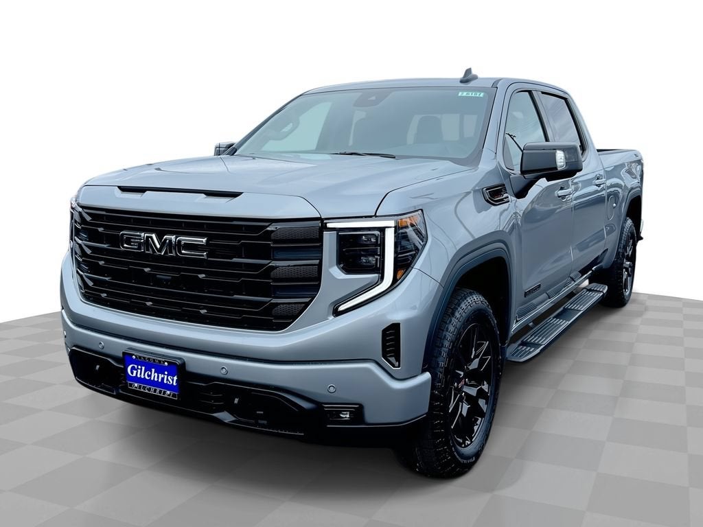 2026 GMC Sierra 1500 Elevation in Sterling Metallic — front three-quarter view