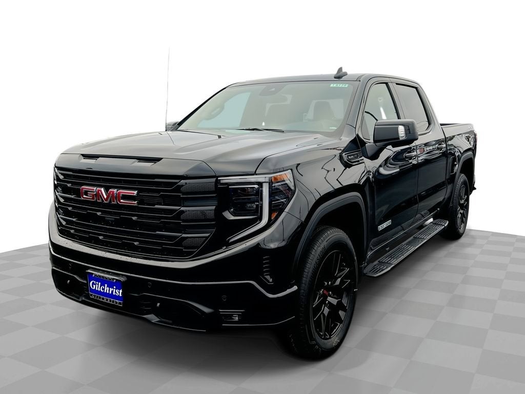 2026 GMC Sierra 1500 Elevation in Onyx Black — front three-quarter view