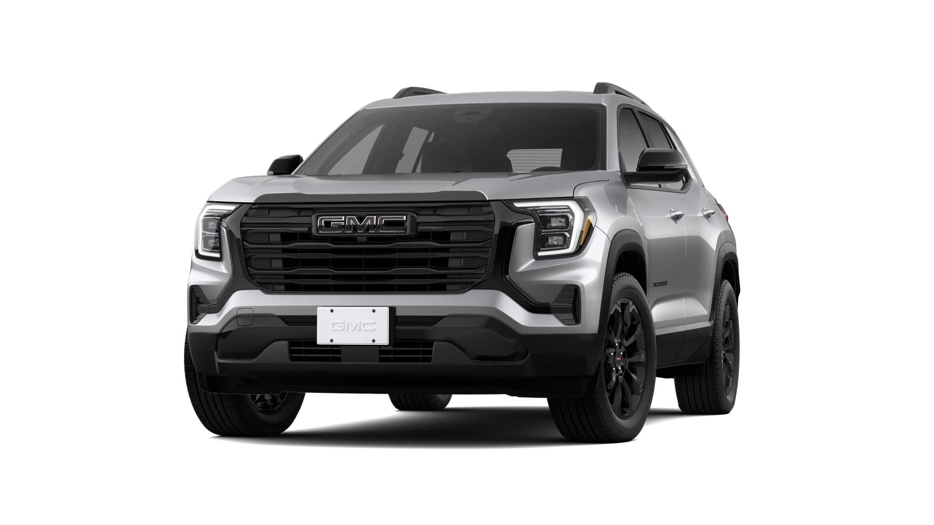 2026 GMC Terrain Elevation in Sterling Metallic — front three-quarter view