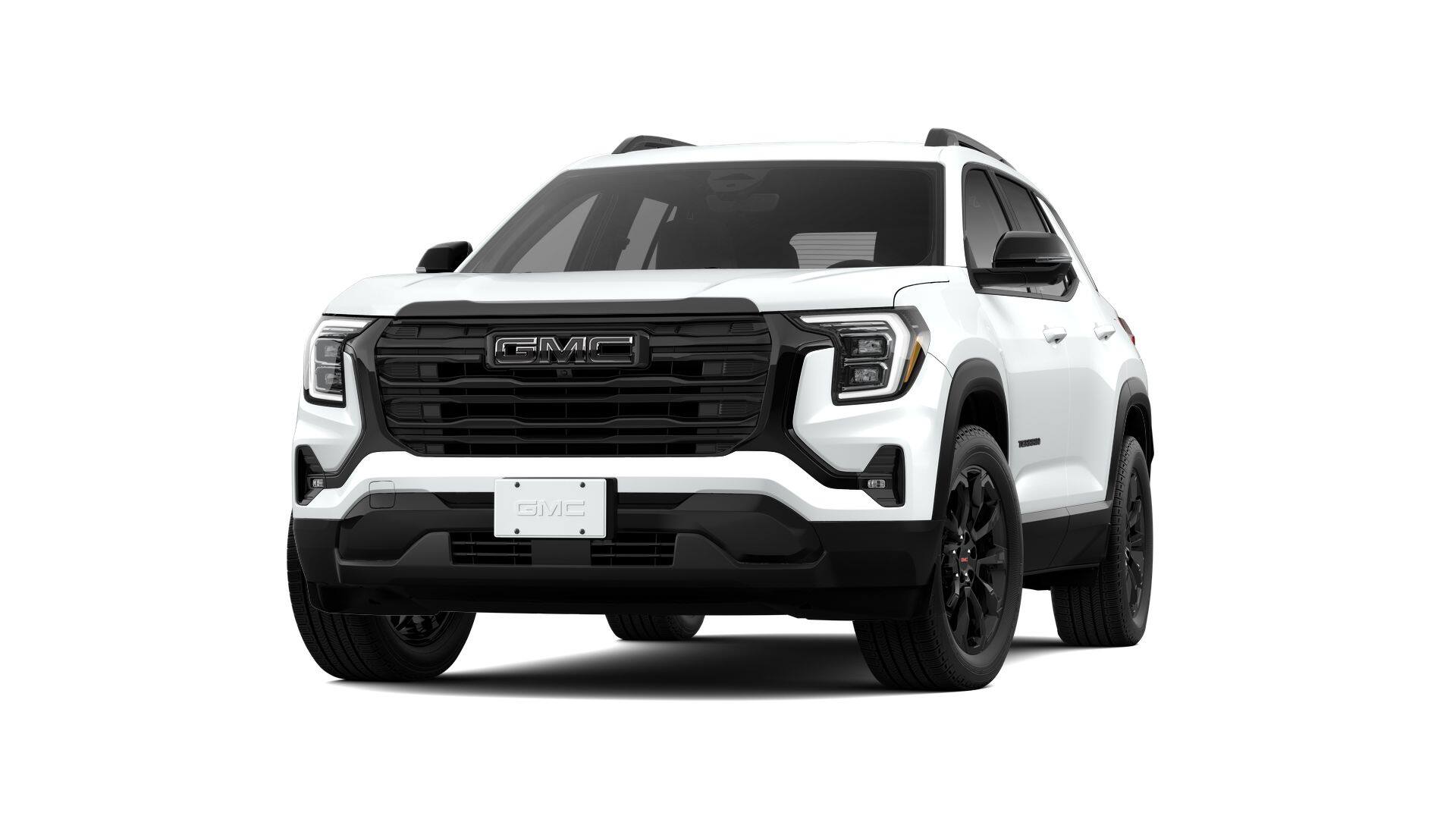 2026 GMC Terrain Elevation in Summit White — front three-quarter view