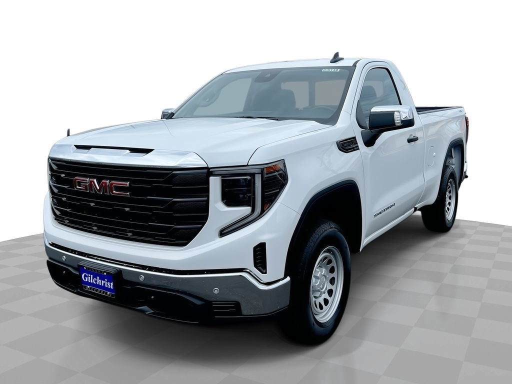 2026 GMC Sierra 1500 Pro in Summit White — front three-quarter view