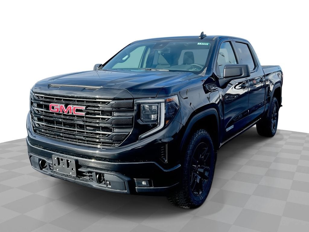 2026 GMC Sierra 1500 Elevation in Onyx Black — front three-quarter view