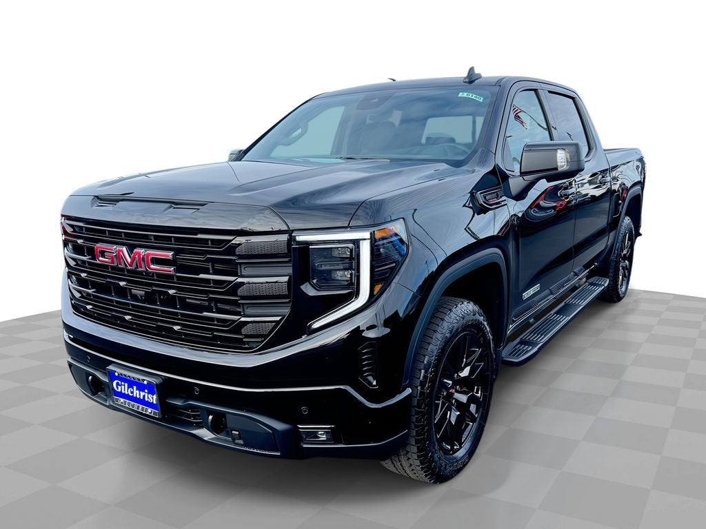 2026 GMC Sierra 1500 Elevation in Onyx Black — front three-quarter view