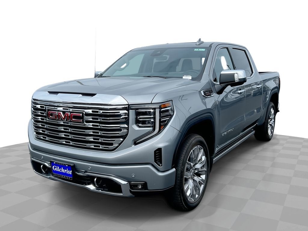 2026 GMC Sierra 1500 Denali in Sterling Metallic — front three-quarter view