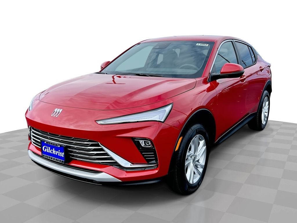 2026 Buick Envista Preferred in Brilliant Red — front three-quarter view